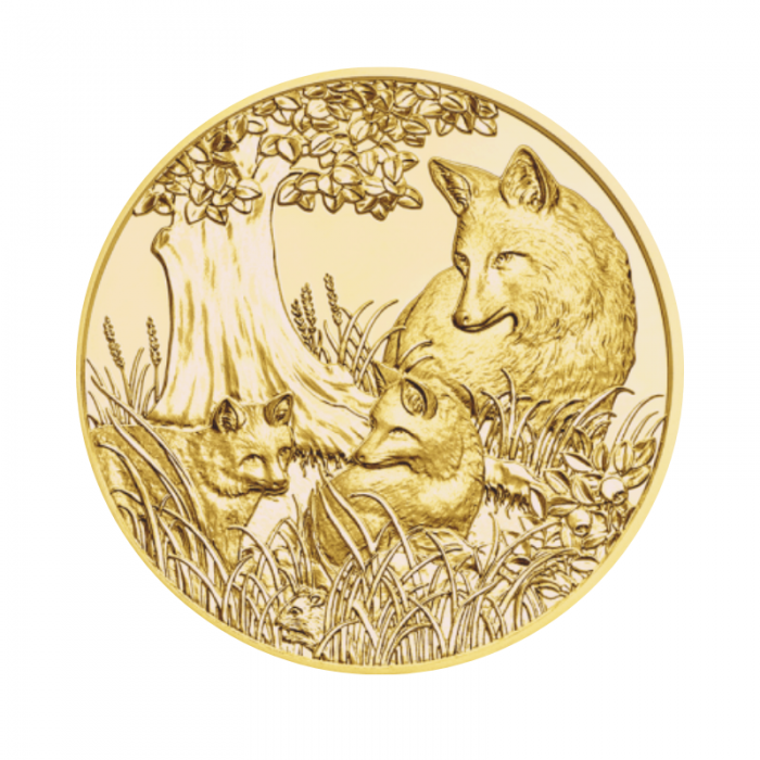 100 Eur (16.23 g) auksinė PROOF moneta Lapė, Austrija 2016