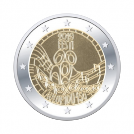 2 eurų moneta Estijos dainų šventė, Estija 2019