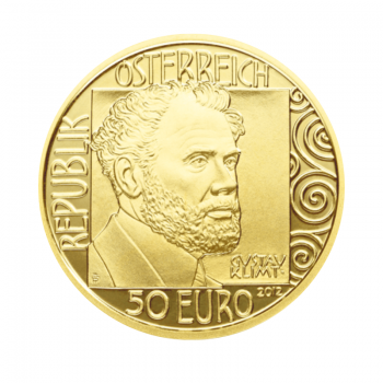 50 Eur auksinė moneta Adele Bloch-Bauer, Austrija 2012