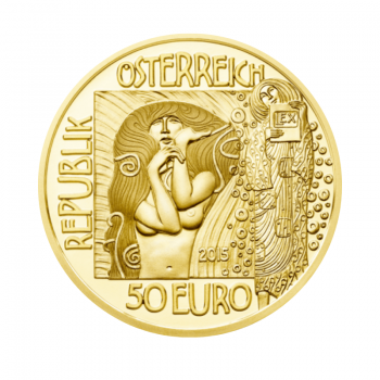50 Eur (10.14 g)  auksinė moneta Medicina, Austrija 2015