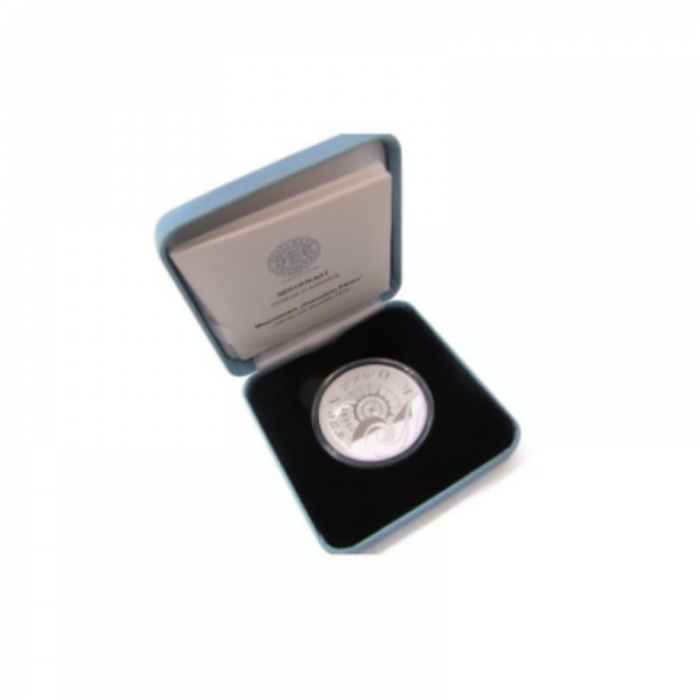 8 eurų sidabrinė moneta Hanseatic Parnu, Estija 2021