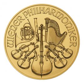 1 oz (31.10 g)  auksinė moneta Vienos Filharmonija, Austrija 2022