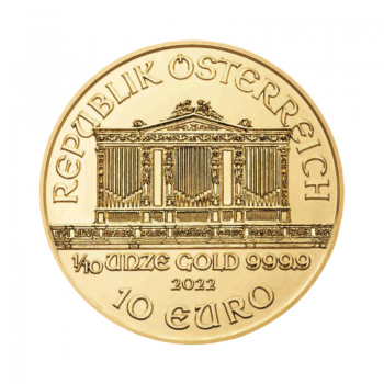 1/10 oz (3.11 g) auksinė moneta Vienos Filharmonija, Austrija 2023