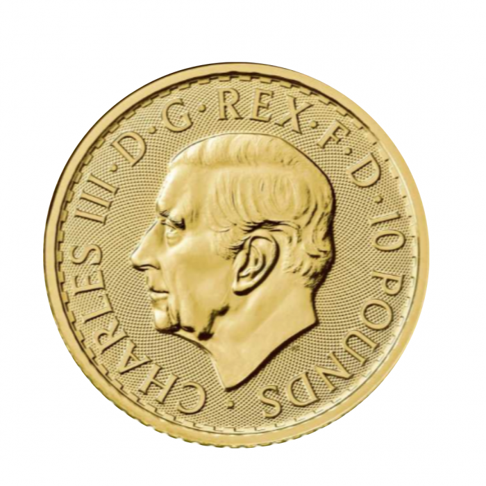 1/10 oz (3.11 g) gold coin Britannia King Charles III, Great Britain 2023