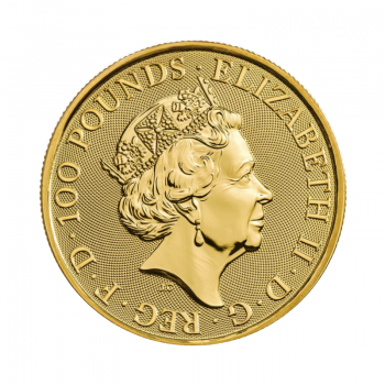 1 oz (31.10 g) auksinė moneta Little John, Didžioji Britanija 2022