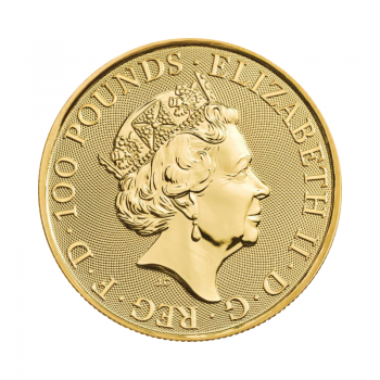 1 oz auksinė moneta Royal Arms, D. Britanija 2022