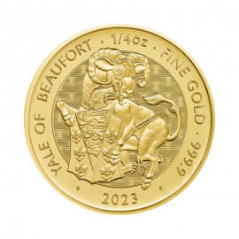 1/4 oz (7.78 g) gold coin Yale of Beaufort, The Royal Tudor Beasts, Great Britain 2023