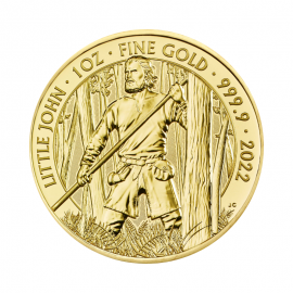 1 oz auksinė moneta Little John, Didžioji Britanija 2022