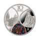 10 Eurų sidabrinė PROOF spalvota moneta Gotika, Ispanija 2020