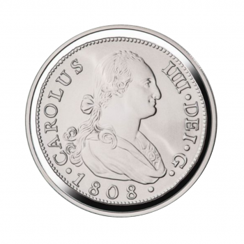 10 eur sidabrinė moneta Burbono namas, Ispanija 2017