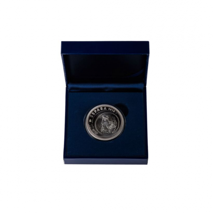 10 eur sidabrinė moneta Numizmatikos lobis, Ispanija 2016