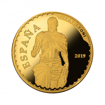 100 eurų auksinė moneta Leone Leoni, Prado muziejaus 200 metų jubiliejus, Ispanija 2019