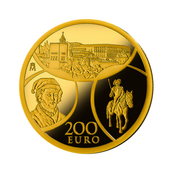 200 euro (13.5 g) pièce d'or PROOF Europa Program - Renaissance, Espagne 2019