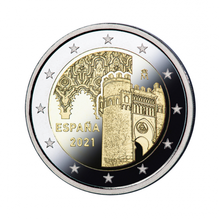 3.88 Eur apyvartinių monetų rinkinys, Ispanija 2021