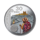 30 Eur silver colored coin Xacobeo, Spain 2021