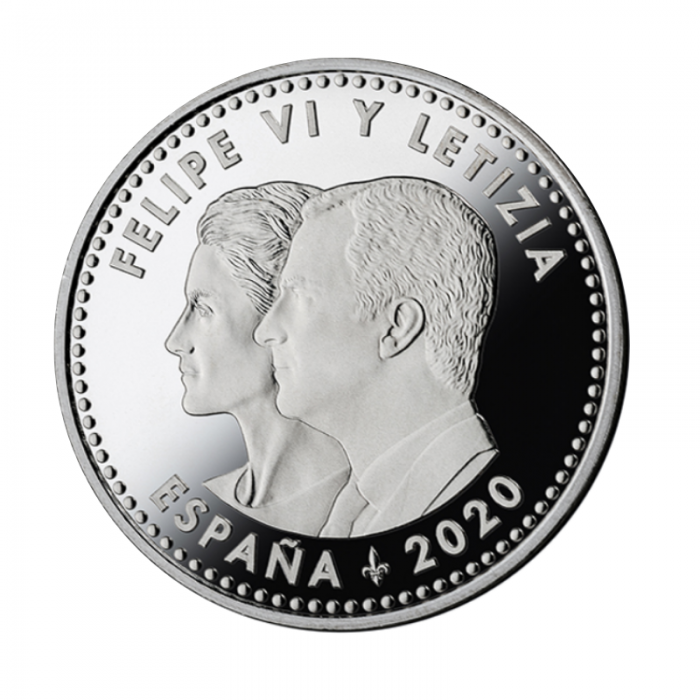 30 eur silver coin Gracias, Spain 2020