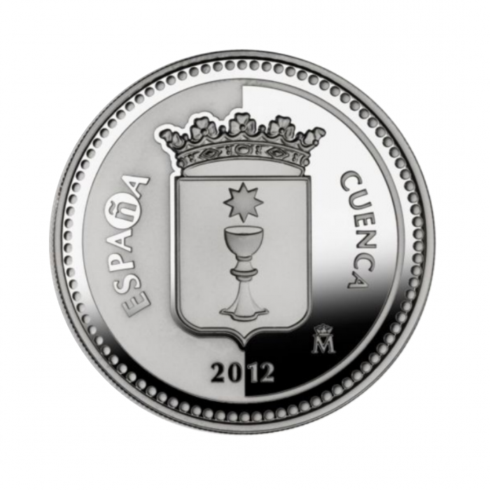 5 eurų sidabrinė moneta Kuenka, Ispanija 2012