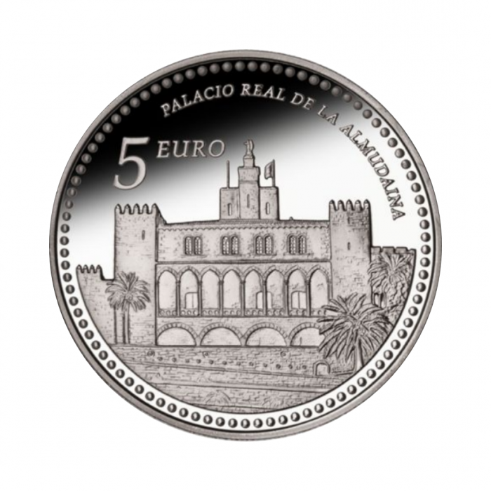 5 eurų sidabrinė moneta Almudaina, Ispanija 2013