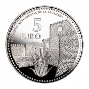 5 eurų sidabrinė moneta Almerija, Ispanija 2010