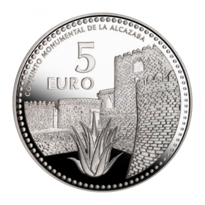 5 eur silver coin Almeria, Spain 2010