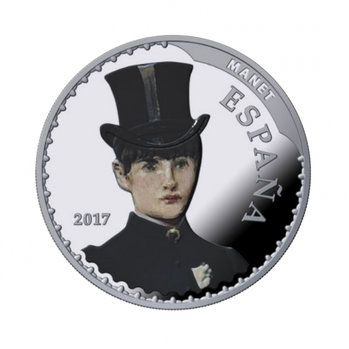 400 eurų auksinė moneta ir 80 eurų sidabrinių spalvotų monetų rinkinys Lobių muziejai, Ispanija 2017