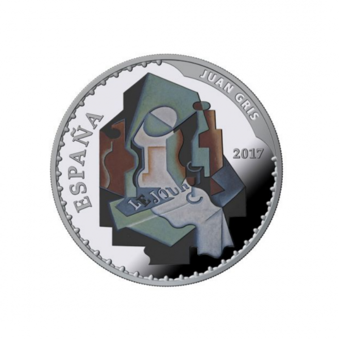 80 eurų sidabrinių spalvotų monetų rinkinys Lobių muziejai, Ispanija 2017