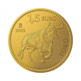 1 oz auksinė moneta Spanish Toro, Ispanija 2022