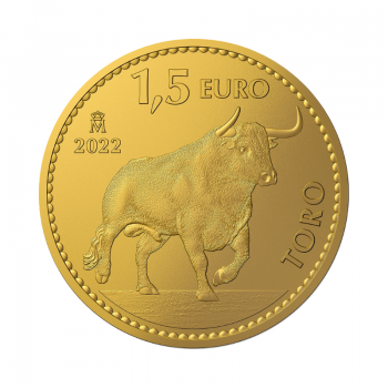 1 oz (31.10 g) gold coin Spanish Toro, Spain 2022