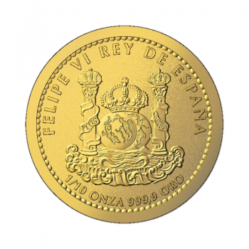 1/10 oz (3.11 g) auksinė moneta Iberian lynx, Ispanija 2022