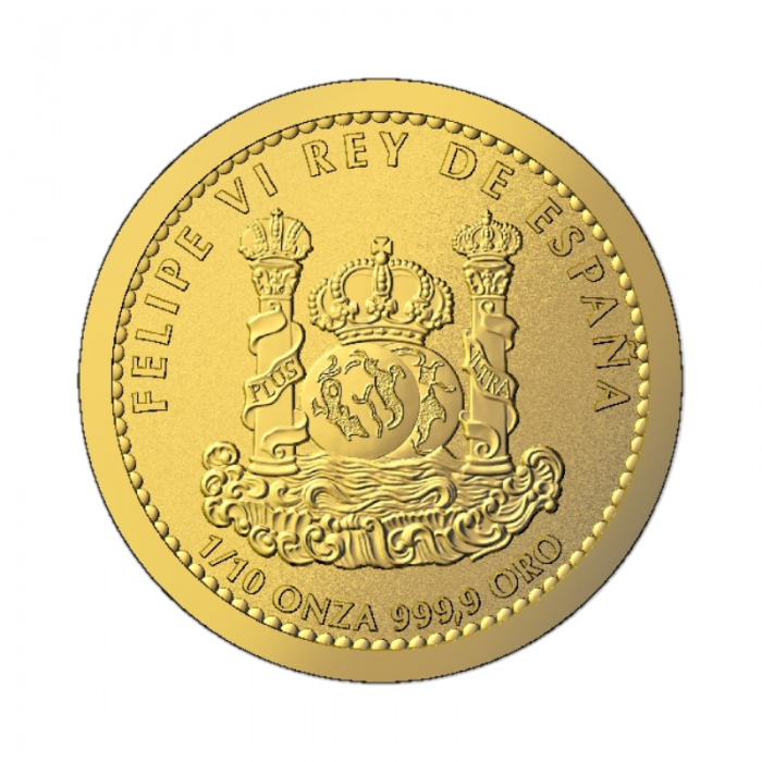 1/10 oz auksinė moneta Iberian lynx, Ispanija 2022