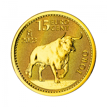 Złota moneta 1/10 oz (3,11 g) Toro, Hiszpania 2023