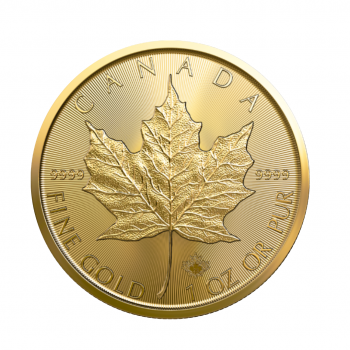 1 oz (31.10 g) auksinė moneta Klevo lapas, Kanada 2023