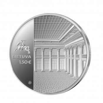 1,5 eurų moneta Lietuvos banko 100 m. sukakčiai, Lietuva 2022