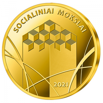 5 eurų auksinė moneta Socialiniai mokslai, Lietuva 2021