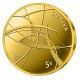 5 eurų (1.24 g) auksinė PROOF moneta Socialiniai mokslai, Lietuva 2021