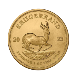 1 oz (31.10 g) auksinė moneta Krugerrand, Pietų Afrikos Respublika 2023