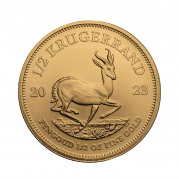 1/2 oz (15.55 g) auksinė moneta Krugerrand, Pietų Afrikos Respublika 2023 
