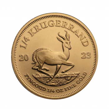 1/4 oz (7.78 g) goldmünze Krugerrand - Polierte Platte, Südafrika 2023