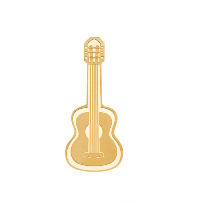 1 dolerio auksinė moneta Gitara, Palau 2022