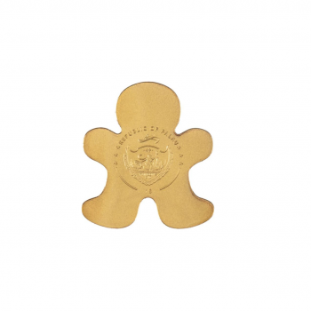 1 dollar gold coin Gingerbread man, Palau 2022