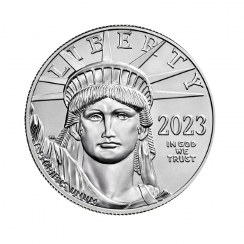 1 oz (31.10 g) platininė moneta American Eagle, JAV 2023