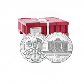 1 oz silver coins Vienna Philharmoniker, Austria 2024 (Monster box)