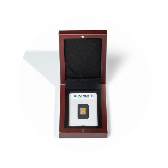Volterra etui for 1 embossed gold bar, Leuchtturm