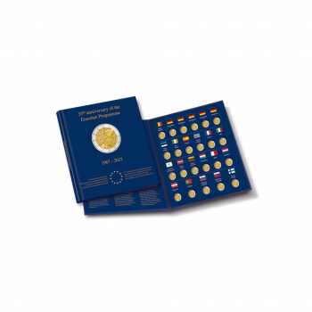 PRESSO monetų albumas - Erasmus 2022 2 eurų monetoms, Leuchtturm