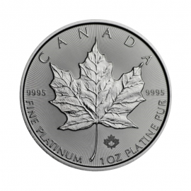 1 oz (31.10 g) platininė moneta Klevo lapas, Kanada 2022