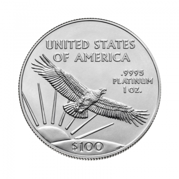 1 oz (31.10 g) platininė moneta American Eagle, JAV 2023