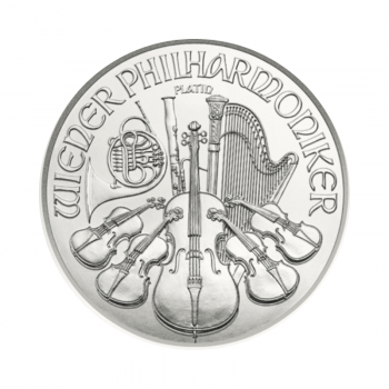 1 oz (31.10 g) platininė moneta Filharmonija, Austrija 2021