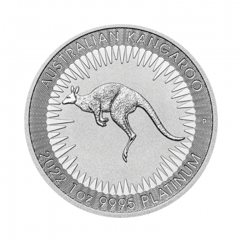 1 oz platininė moneta Kengūra, Australija 2022