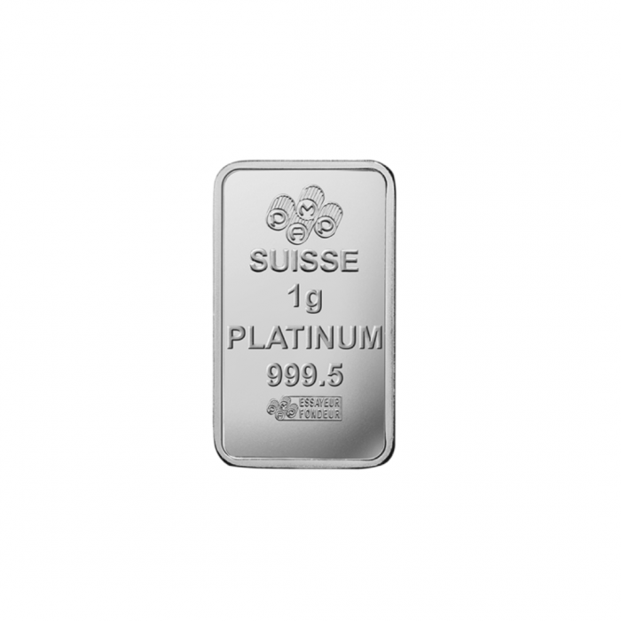 25x1 g Fortuna platinum bars PAMP 999.5