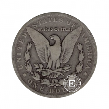 1 dolerio (24.05 g) sidabrinė moneta Morgan, JAV (1878 - 1921)